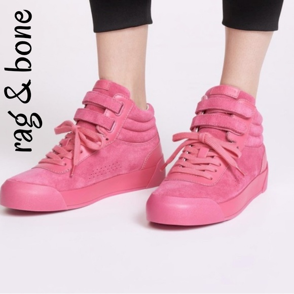 rag & bone Shoes - Rag & bone Nova hot pink high top sneakers size 7